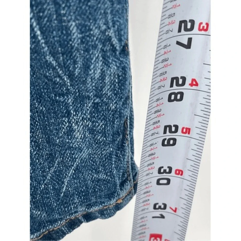 Current Elliot Jeans Women's Size 25 Straight Leg‎ Blue Acid Wash Low Rise
